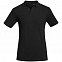 Рубашка поло мужская Inspire черная с логотипом в Астрахани заказать по выгодной цене в кибермаркете AvroraStore