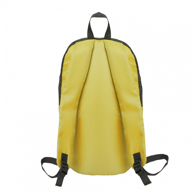 Рюкзак Rush, жёлтый, 40 x 24 см, 100% полиэстер 600D с логотипом в Астрахани заказать по выгодной цене в кибермаркете AvroraStore