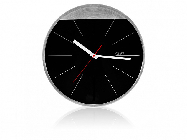 Часы настенные «Де-Мойн» с логотипом в Астрахани заказать по выгодной цене в кибермаркете AvroraStore
