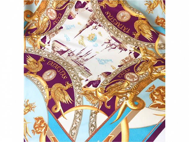 Платок Казань драгоценная с логотипом в Астрахани заказать по выгодной цене в кибермаркете AvroraStore