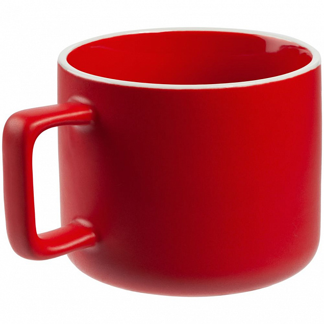 Чашка Fusion, красная с логотипом в Астрахани заказать по выгодной цене в кибермаркете AvroraStore