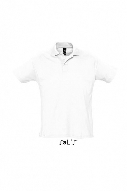 Джемпер (рубашка-поло) SUMMER II мужская,Белый XXL с логотипом в Астрахани заказать по выгодной цене в кибермаркете AvroraStore