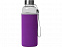 Бутылка для воды Pure c чехлом, 420 мл, фиолетовый с логотипом в Астрахани заказать по выгодной цене в кибермаркете AvroraStore