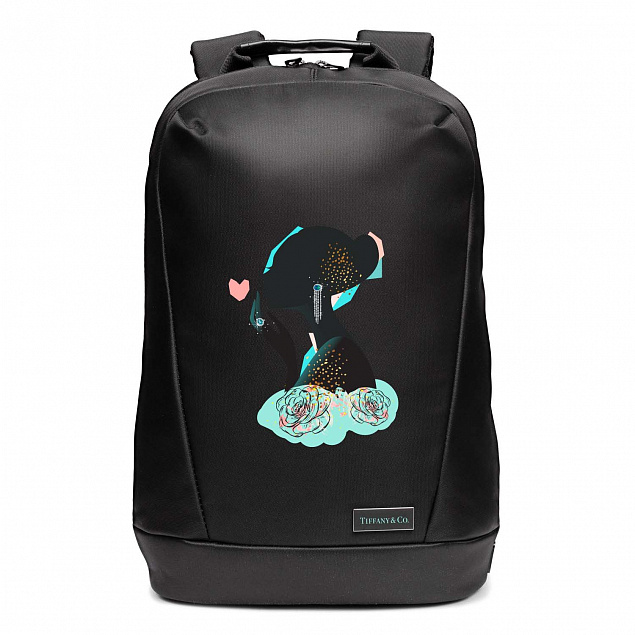 Бизнес рюкзак Alter с USB разъемом, черный с логотипом в Астрахани заказать по выгодной цене в кибермаркете AvroraStore