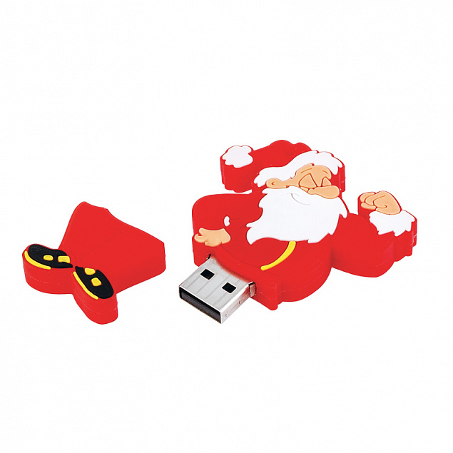 Флеш-карта "Дед Мороз" USB 8GB с логотипом в Астрахани заказать по выгодной цене в кибермаркете AvroraStore