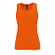 Майка женская Sporty TT Women, оранжевый неон с логотипом в Астрахани заказать по выгодной цене в кибермаркете AvroraStore