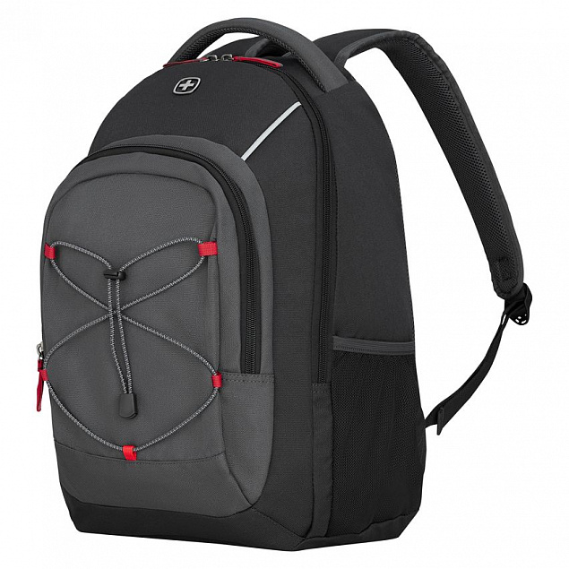 Рюкзак Next Mars, черный c антрацитовым с логотипом в Астрахани заказать по выгодной цене в кибермаркете AvroraStore