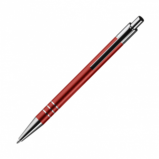 Шариковая ручка City, красная с логотипом в Астрахани заказать по выгодной цене в кибермаркете AvroraStore