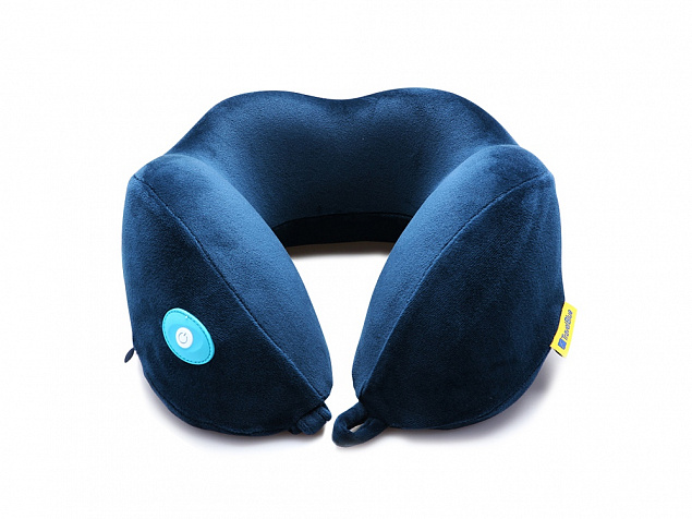 Подушка для путешествий со встроенным массажером «Massage Tranquility Pillow» с логотипом в Астрахани заказать по выгодной цене в кибермаркете AvroraStore