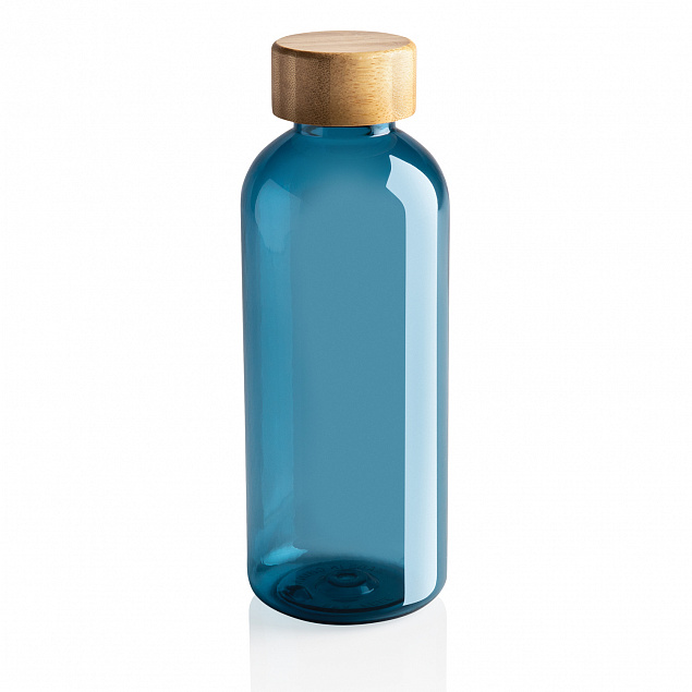 Бутылка для воды из rPET (стандарт GRS) с крышкой из бамбука FSC® с логотипом в Астрахани заказать по выгодной цене в кибермаркете AvroraStore