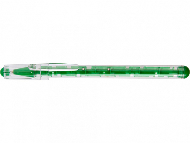 Ручка шариковая Лабиринт с головоломкой зеленая с логотипом в Астрахани заказать по выгодной цене в кибермаркете AvroraStore