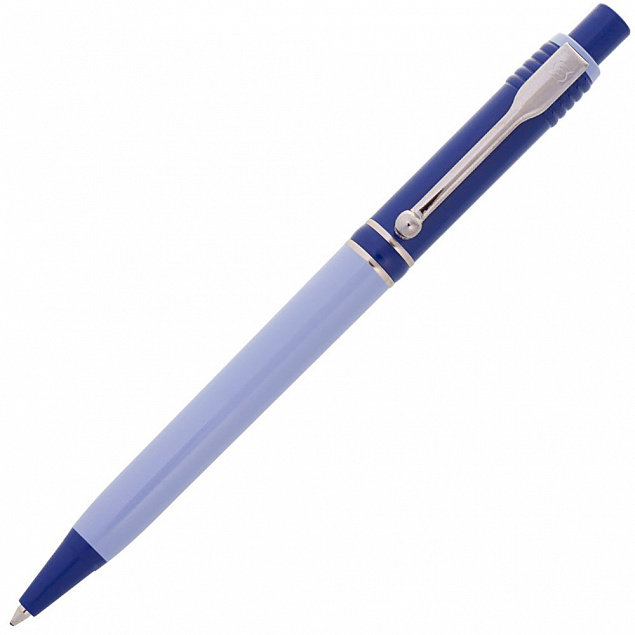 Ручка шариковая Raja Shade, синяя с логотипом в Астрахани заказать по выгодной цене в кибермаркете AvroraStore