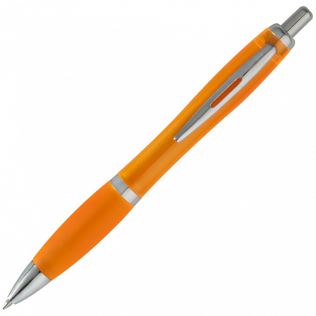 Ручка шариковая Venus, оранжевая с логотипом в Астрахани заказать по выгодной цене в кибермаркете AvroraStore