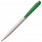 Ручка шариковая Senator Dart Polished, бело-зеленая с логотипом в Астрахани заказать по выгодной цене в кибермаркете AvroraStore