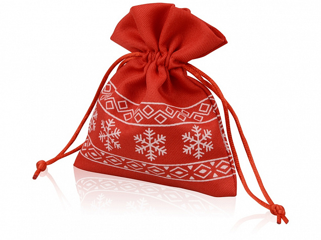 Мешочек подарочный новогодний с логотипом в Астрахани заказать по выгодной цене в кибермаркете AvroraStore