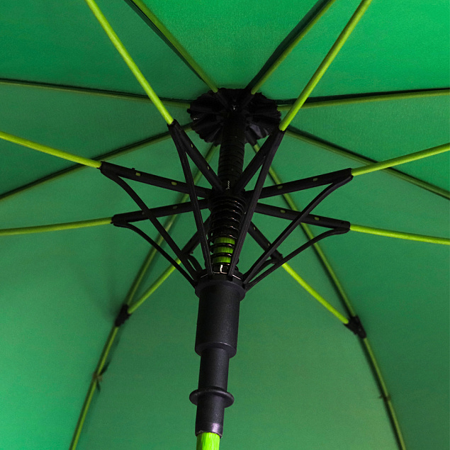 Зонт-трость Golf - Зеленый FF с логотипом в Астрахани заказать по выгодной цене в кибермаркете AvroraStore