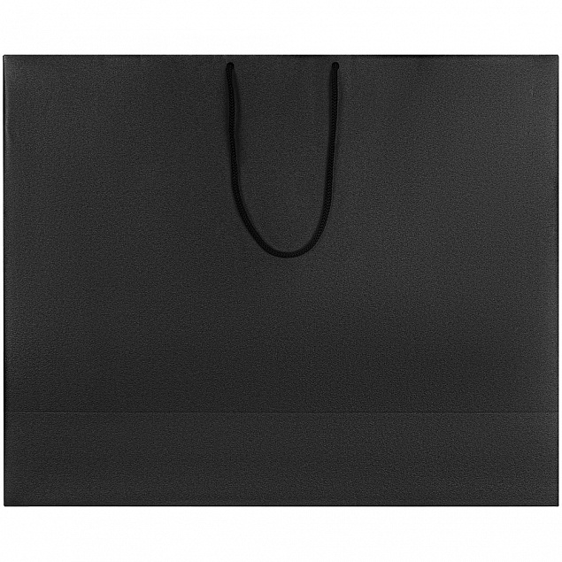 Пакет бумажный «Блеск», большой, черный с логотипом в Астрахани заказать по выгодной цене в кибермаркете AvroraStore