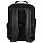 Кожаный рюкзак для ноутбука Santiago, черный с логотипом в Астрахани заказать по выгодной цене в кибермаркете AvroraStore