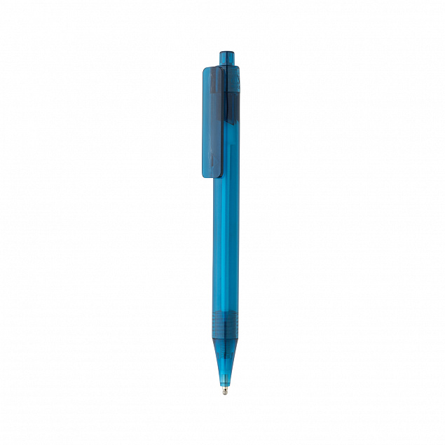 Ручка X8 из прозрачного rPET GRS с логотипом в Астрахани заказать по выгодной цене в кибермаркете AvroraStore