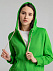 Толстовка унисекс на молнии SHERPA 280, ярко-зеленая с логотипом в Астрахани заказать по выгодной цене в кибермаркете AvroraStore