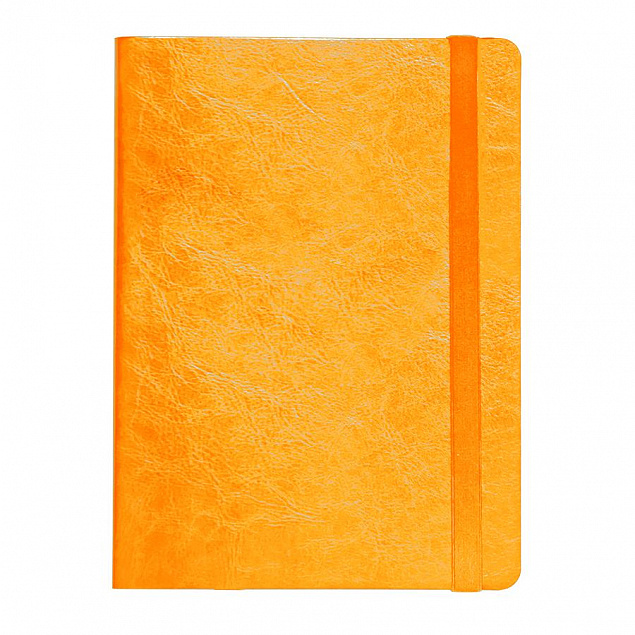 Ежедневник недатированный Boomer, А5,  оранжевый, кремовый блок, без обреза с логотипом в Астрахани заказать по выгодной цене в кибермаркете AvroraStore