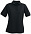Рубашка поло женская SEMORA, черная с логотипом в Астрахани заказать по выгодной цене в кибермаркете AvroraStore