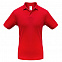 Рубашка поло Safran красная с логотипом в Астрахани заказать по выгодной цене в кибермаркете AvroraStore