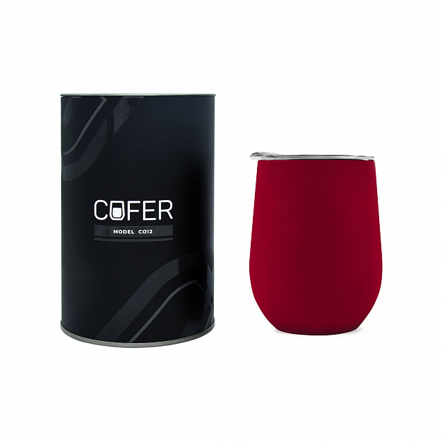 Набор Cofer Tube софт-тач CO12s black, красный с логотипом в Астрахани заказать по выгодной цене в кибермаркете AvroraStore