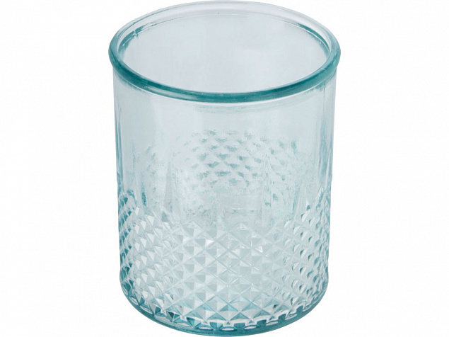 Подставка для чайной свечи из переработанного стекла Estrel, прозрачный с логотипом в Астрахани заказать по выгодной цене в кибермаркете AvroraStore