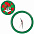 Часы настенные "ПРОМО" разборные ; красный, D28,5 см; пластик с логотипом в Астрахани заказать по выгодной цене в кибермаркете AvroraStore