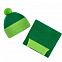 Шапка Snappy, зеленая с салатовым с логотипом в Астрахани заказать по выгодной цене в кибермаркете AvroraStore
