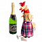Чехол на шампанское «Глава семейства» с логотипом в Астрахани заказать по выгодной цене в кибермаркете AvroraStore