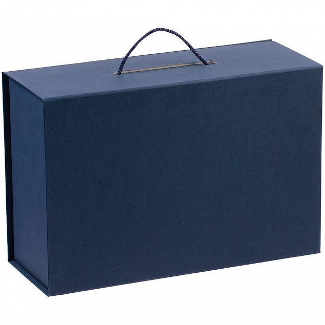 Коробка New Case, синяя с логотипом в Астрахани заказать по выгодной цене в кибермаркете AvroraStore