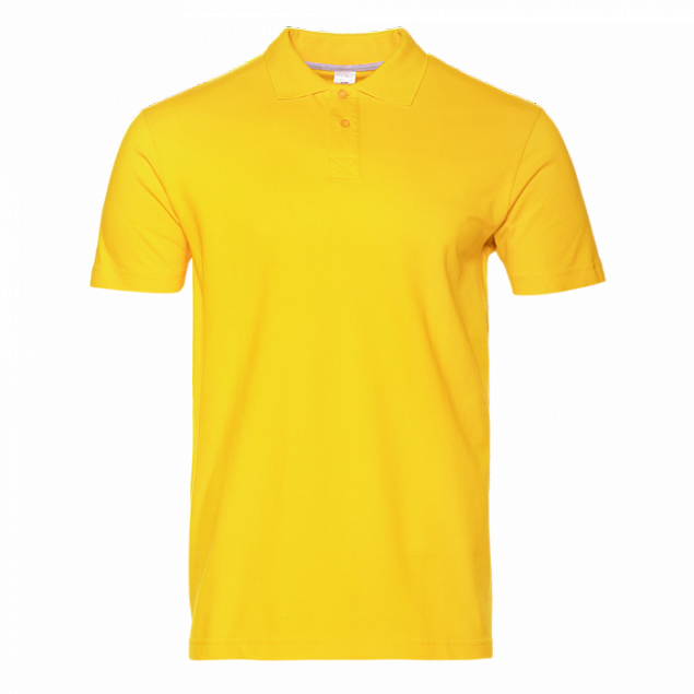 Рубашка поло Рубашка унисекс 04U Жёлтый с логотипом в Астрахани заказать по выгодной цене в кибермаркете AvroraStore