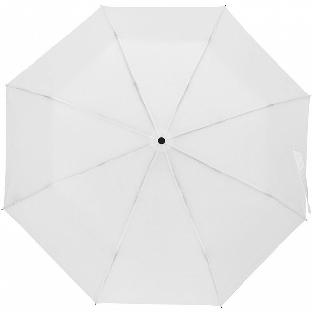 Зонт складной Hit Mini ver.2, белый с логотипом в Астрахани заказать по выгодной цене в кибермаркете AvroraStore