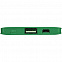 Внешний аккумулятор Easy Trick, 4000 мАч, зеленый с логотипом в Астрахани заказать по выгодной цене в кибермаркете AvroraStore