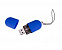 Флешка «Капсула», синяя, 8 Гб с логотипом в Астрахани заказать по выгодной цене в кибермаркете AvroraStore