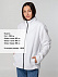 Куртка флисовая унисекс Manakin, белая с логотипом в Астрахани заказать по выгодной цене в кибермаркете AvroraStore