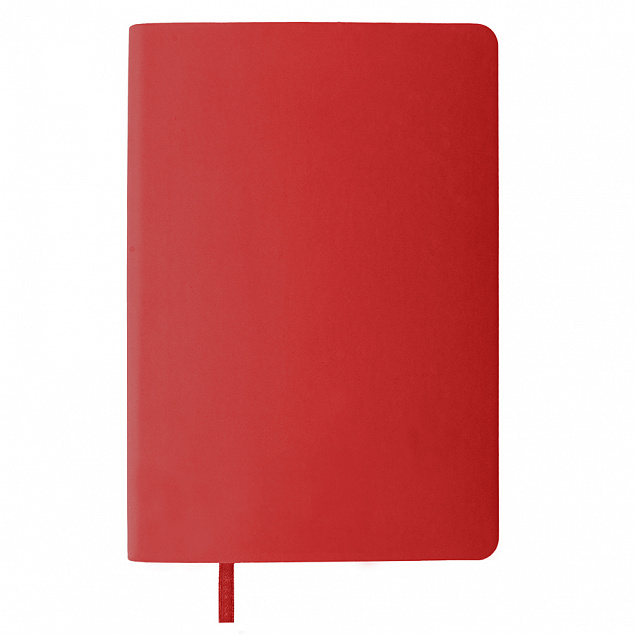 Ежедневник недатированный Pulpy, А5,  красный, кремовый блок, красный срез с логотипом в Астрахани заказать по выгодной цене в кибермаркете AvroraStore