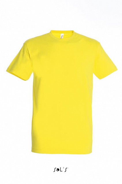 Фуфайка (футболка) IMPERIAL мужская,Лимонный L с логотипом в Астрахани заказать по выгодной цене в кибермаркете AvroraStore