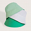 Панама Nylon двусторонняя, зеленая со светло-зеленым с логотипом в Астрахани заказать по выгодной цене в кибермаркете AvroraStore