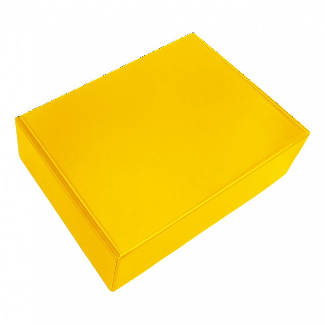 Коробка Hot Box (желтая) с логотипом в Астрахани заказать по выгодной цене в кибермаркете AvroraStore