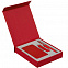 Коробка Latern для аккумулятора 5000 мАч, флешки и ручки, красная с логотипом в Астрахани заказать по выгодной цене в кибермаркете AvroraStore