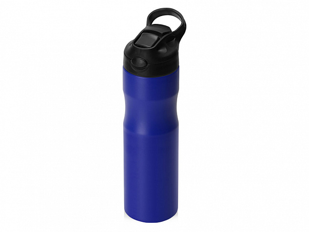 Бутылка для воды Hike Waterline, нерж сталь, 850 мл, синий с логотипом в Астрахани заказать по выгодной цене в кибермаркете AvroraStore