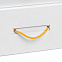 Ручка Corda для коробки M, желтая с логотипом в Астрахани заказать по выгодной цене в кибермаркете AvroraStore