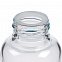 Бутылка для воды Dakar, прозрачная с бирюзовым с логотипом в Астрахани заказать по выгодной цене в кибермаркете AvroraStore