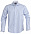 Рубашка мужская в полоску RENO, голубая с логотипом в Астрахани заказать по выгодной цене в кибермаркете AvroraStore