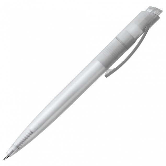 Ручка шариковая Profit, белая с логотипом в Астрахани заказать по выгодной цене в кибермаркете AvroraStore