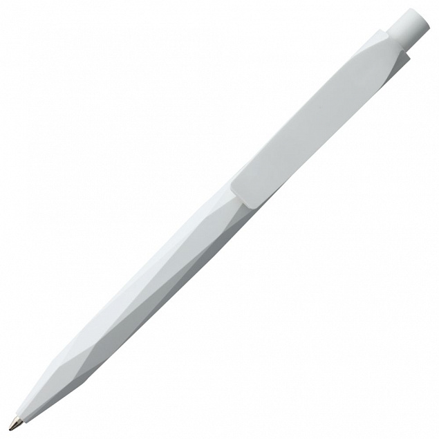 Ручка шариковая Prodir QS20 PMP-P, белая с логотипом в Астрахани заказать по выгодной цене в кибермаркете AvroraStore