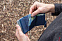 Кошелек с держателем для карт C-Secure RFID, голубой с логотипом в Астрахани заказать по выгодной цене в кибермаркете AvroraStore